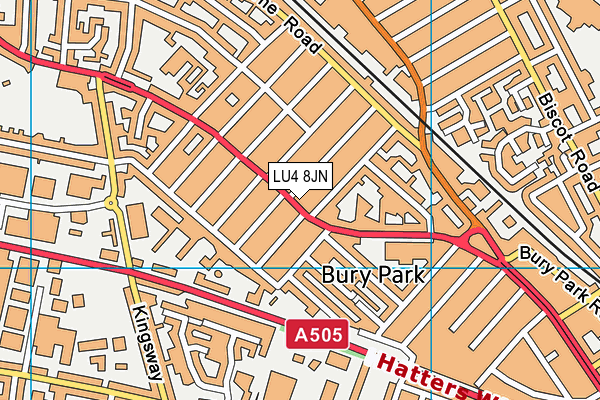 Map of M&K INVESTMENTS (LUTON) LTD at district scale