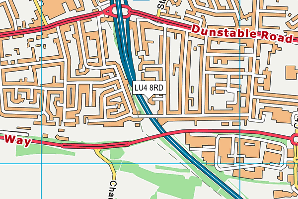 LU4 8RD map - OS VectorMap District (Ordnance Survey)
