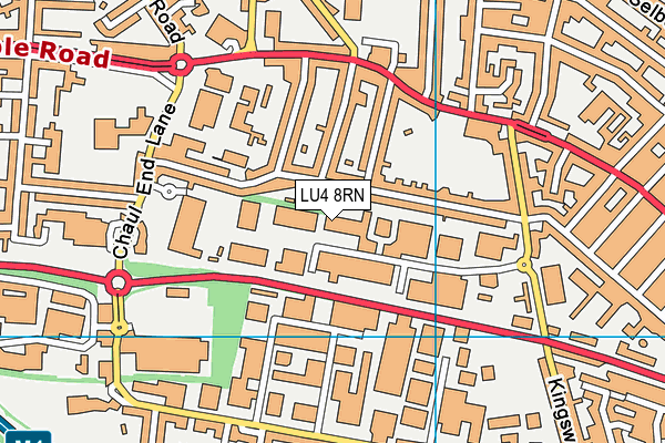 LU4 8RN map - OS VectorMap District (Ordnance Survey)