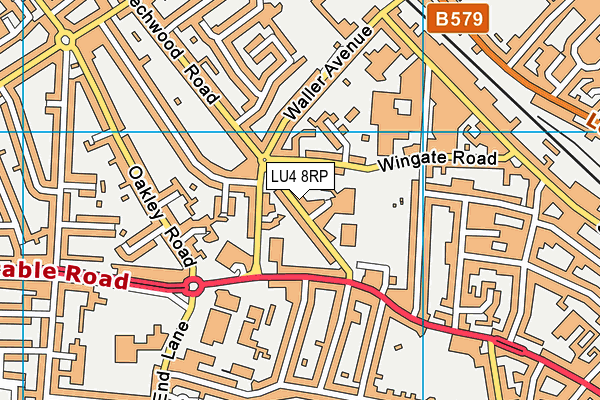 LU4 8RP map - OS VectorMap District (Ordnance Survey)