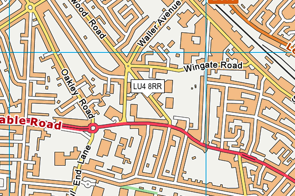 LU4 8RR map - OS VectorMap District (Ordnance Survey)