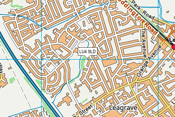 LU4 9LD map - OS VectorMap District (Ordnance Survey)