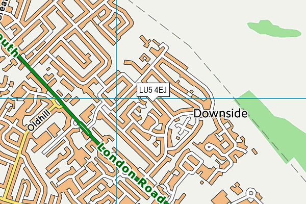 LU5 4EJ map - OS VectorMap District (Ordnance Survey)