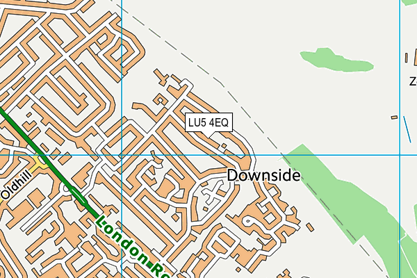 LU5 4EQ map - OS VectorMap District (Ordnance Survey)