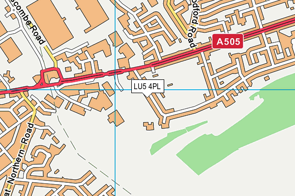 LU5 4PL map - OS VectorMap District (Ordnance Survey)