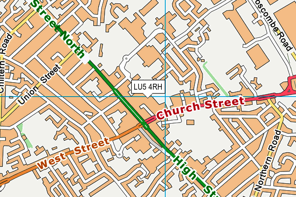 LU5 4RH map - OS VectorMap District (Ordnance Survey)