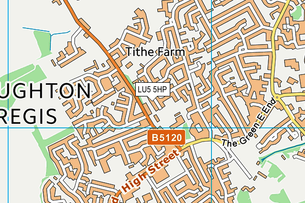 LU5 5HP map - OS VectorMap District (Ordnance Survey)