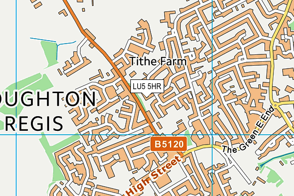 LU5 5HR map - OS VectorMap District (Ordnance Survey)