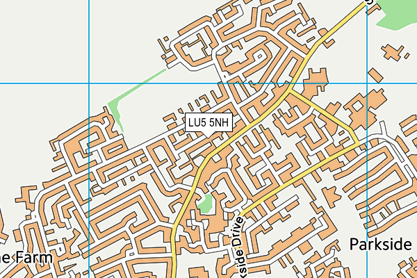 LU5 5NH map - OS VectorMap District (Ordnance Survey)