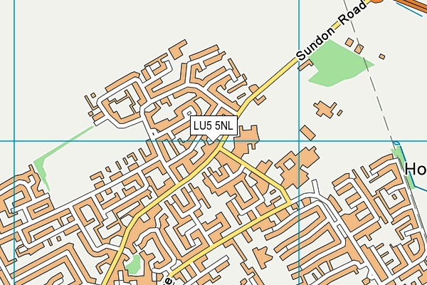 LU5 5NL map - OS VectorMap District (Ordnance Survey)