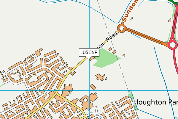 LU5 5NP map - OS VectorMap District (Ordnance Survey)