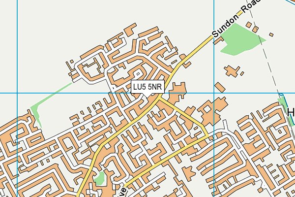 LU5 5NR map - OS VectorMap District (Ordnance Survey)
