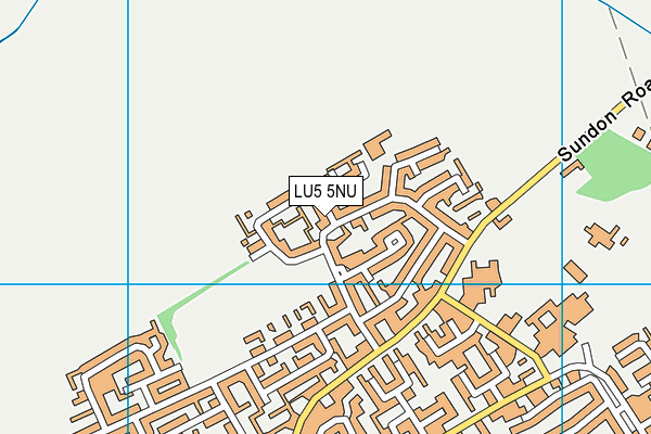 LU5 5NU map - OS VectorMap District (Ordnance Survey)