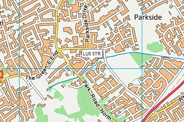 LU5 5TR map - OS VectorMap District (Ordnance Survey)