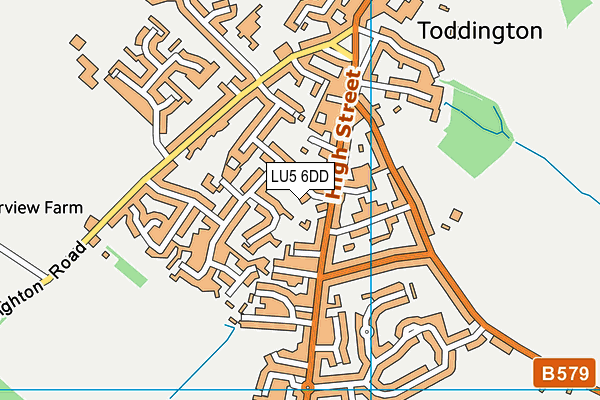 LU5 6DD map - OS VectorMap District (Ordnance Survey)
