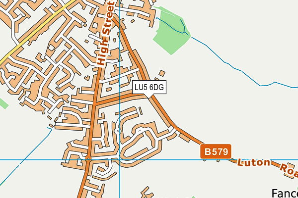 LU5 6DG map - OS VectorMap District (Ordnance Survey)