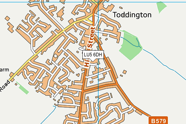 LU5 6DH map - OS VectorMap District (Ordnance Survey)