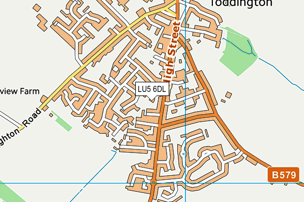 LU5 6DL map - OS VectorMap District (Ordnance Survey)