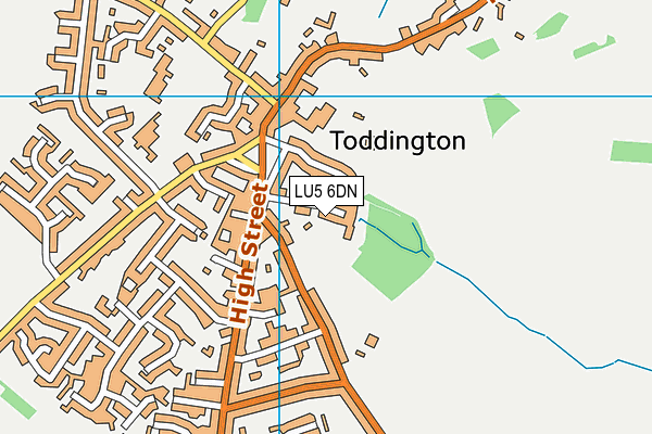 LU5 6DN map - OS VectorMap District (Ordnance Survey)