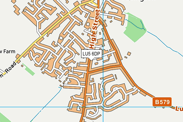 LU5 6DP map - OS VectorMap District (Ordnance Survey)