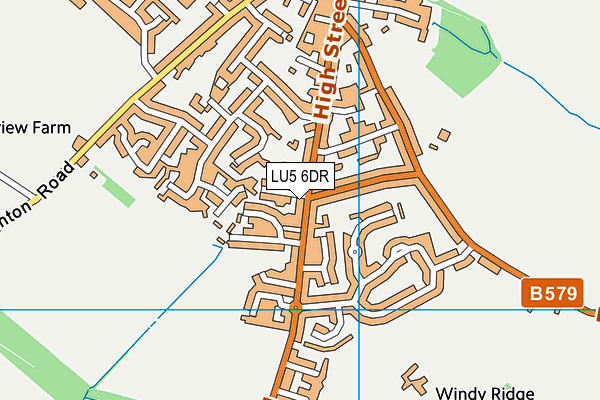 LU5 6DR map - OS VectorMap District (Ordnance Survey)