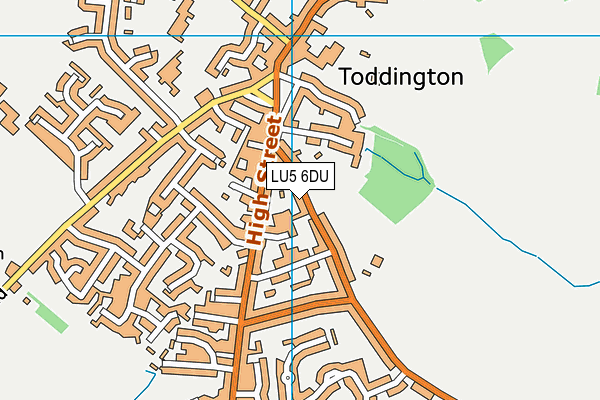 LU5 6DU map - OS VectorMap District (Ordnance Survey)