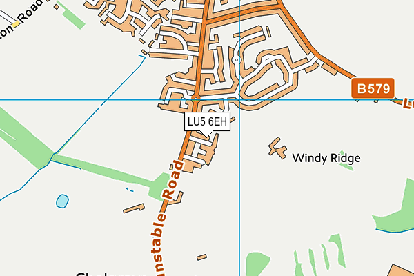 LU5 6EH map - OS VectorMap District (Ordnance Survey)