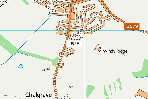 LU5 6EJ map - OS VectorMap District (Ordnance Survey)