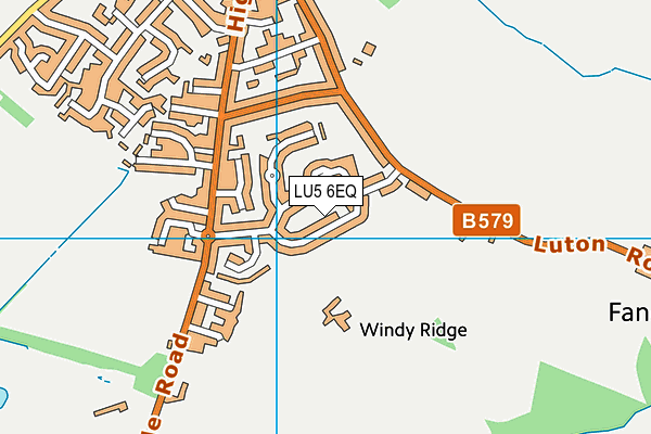 LU5 6EQ map - OS VectorMap District (Ordnance Survey)