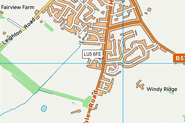 Map of ROOFMART (CONTRACTING) MK LTD at district scale