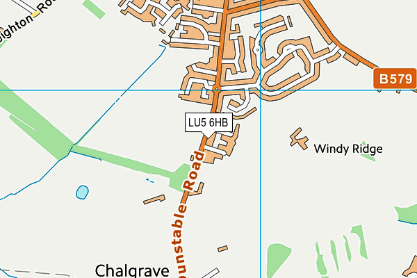 LU5 6HB map - OS VectorMap District (Ordnance Survey)