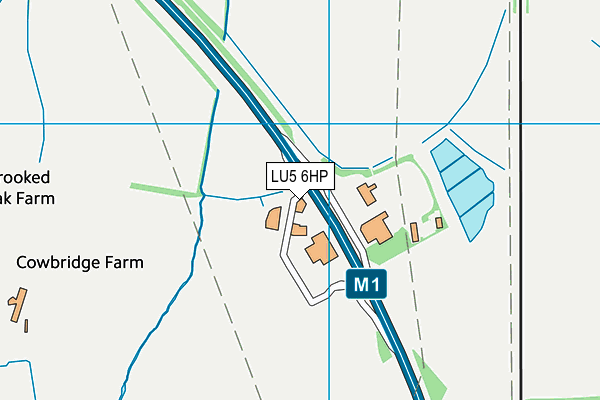 LU5 6HP map - OS VectorMap District (Ordnance Survey)