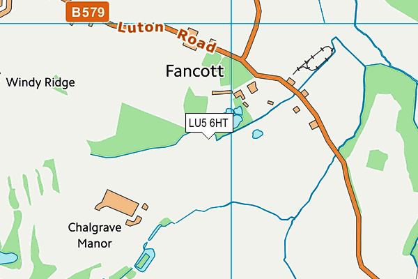 LU5 6HT map - OS VectorMap District (Ordnance Survey)