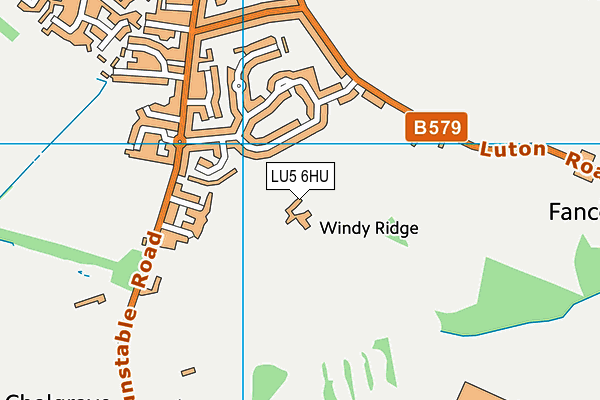 LU5 6HU map - OS VectorMap District (Ordnance Survey)