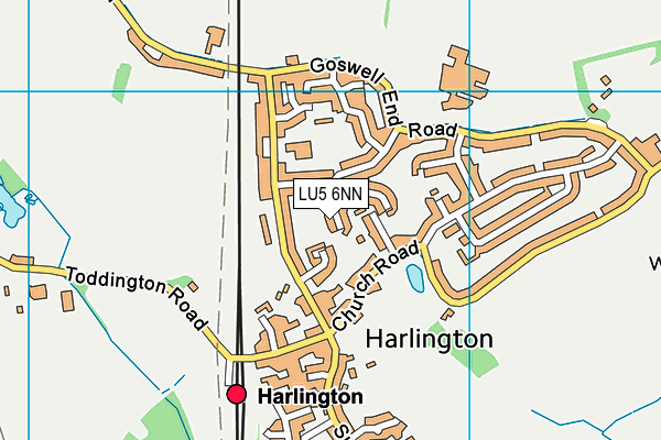 LU5 6NN map - OS VectorMap District (Ordnance Survey)