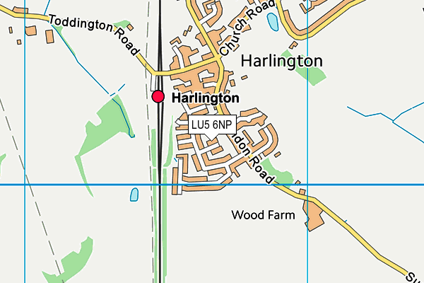 LU5 6NP map - OS VectorMap District (Ordnance Survey)