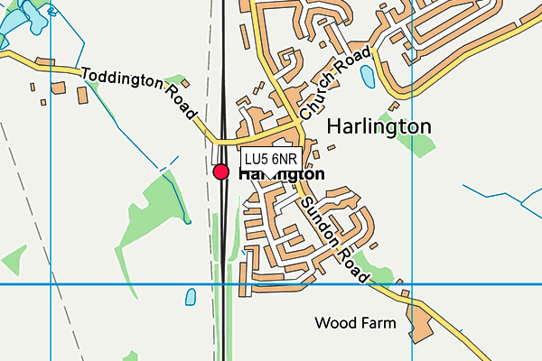 LU5 6NR map - OS VectorMap District (Ordnance Survey)