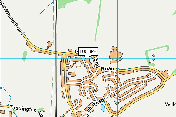 LU5 6PH map - OS VectorMap District (Ordnance Survey)