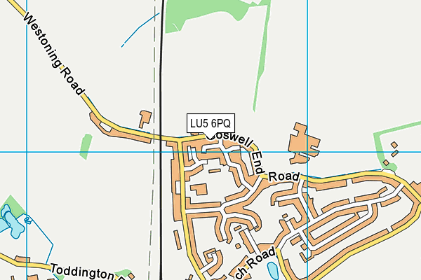 LU5 6PQ map - OS VectorMap District (Ordnance Survey)