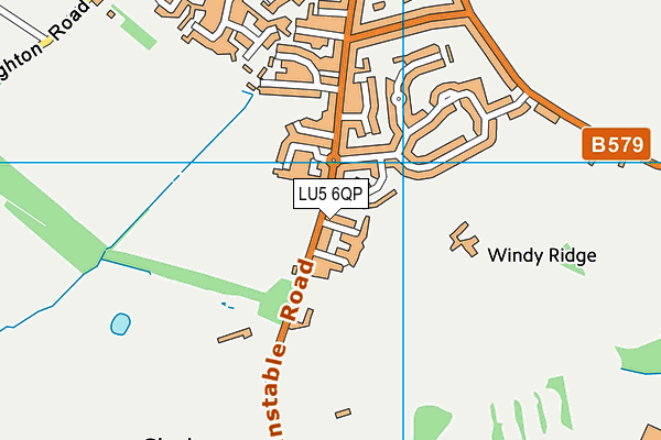 LU5 6QP map - OS VectorMap District (Ordnance Survey)