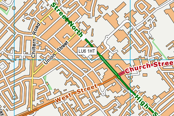 LU6 1HT map - OS VectorMap District (Ordnance Survey)