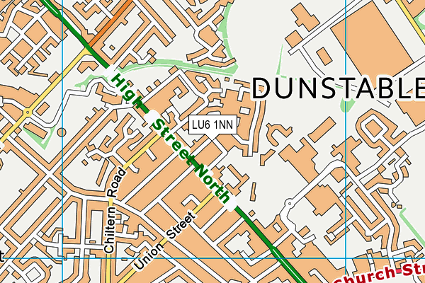 LU6 1NN map - OS VectorMap District (Ordnance Survey)