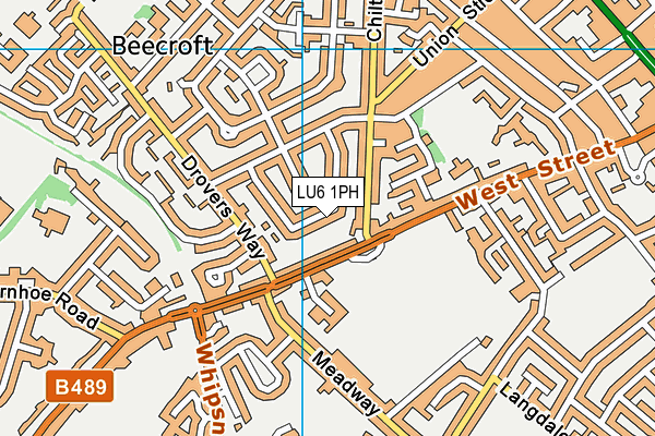 LU6 1PH map - OS VectorMap District (Ordnance Survey)