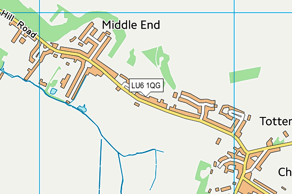 LU6 1QG map - OS VectorMap District (Ordnance Survey)