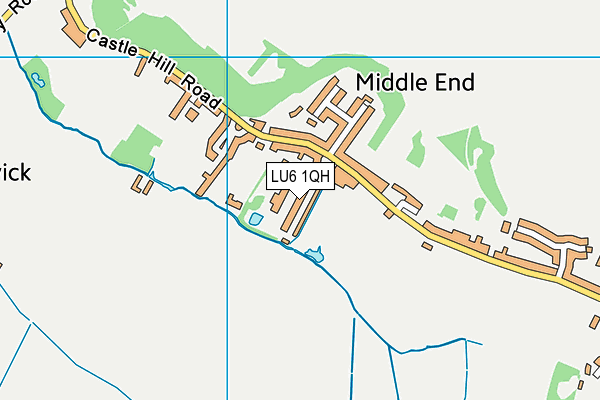 LU6 1QH map - OS VectorMap District (Ordnance Survey)