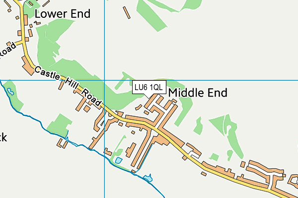 LU6 1QL map - OS VectorMap District (Ordnance Survey)