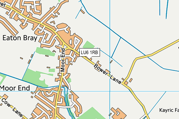 LU6 1RB map - OS VectorMap District (Ordnance Survey)