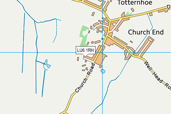 LU6 1RH map - OS VectorMap District (Ordnance Survey)