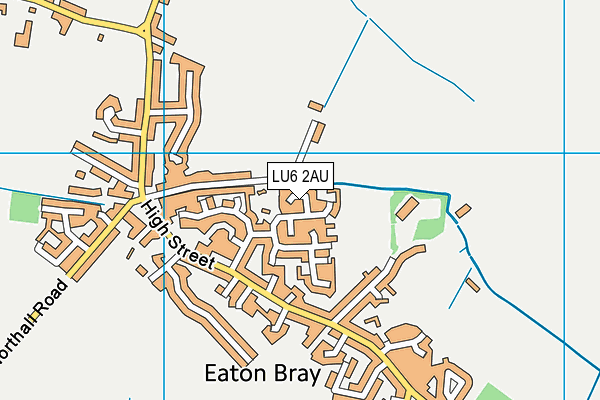 LU6 2AU map - OS VectorMap District (Ordnance Survey)