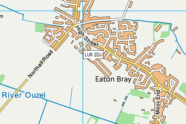 LU6 2DJ map - OS VectorMap District (Ordnance Survey)